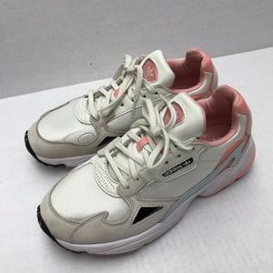 adidas falcon white trace pink